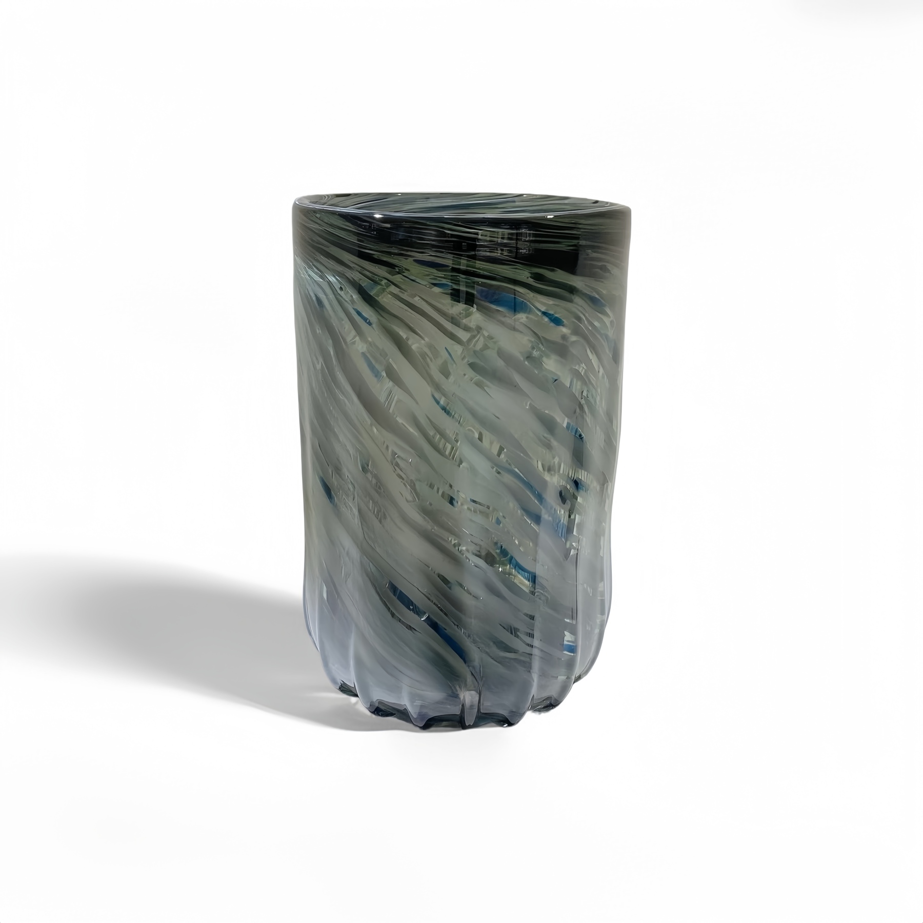 Illusionary Ripple Jade Vase