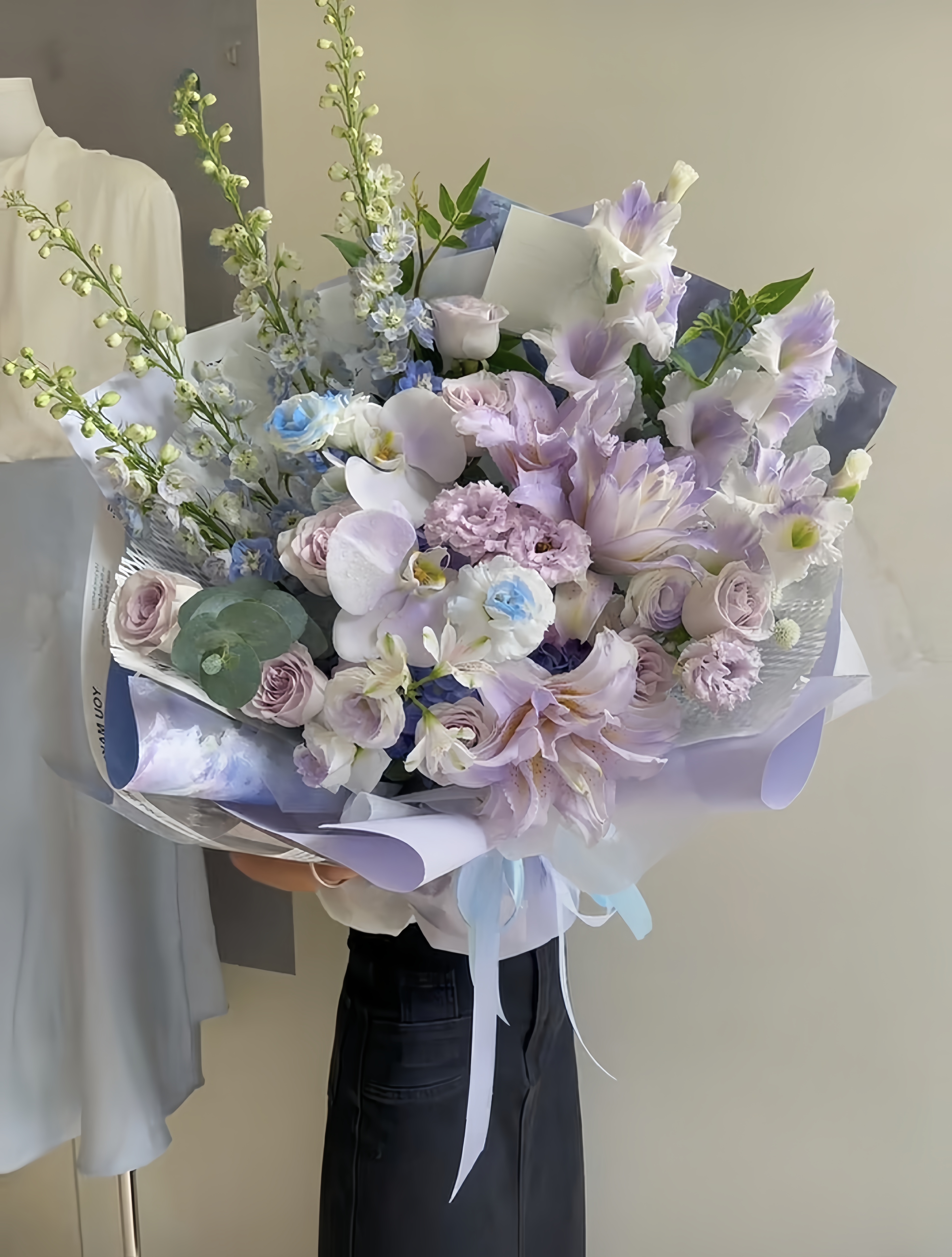Iridiscent Purple-Blue Bouquet