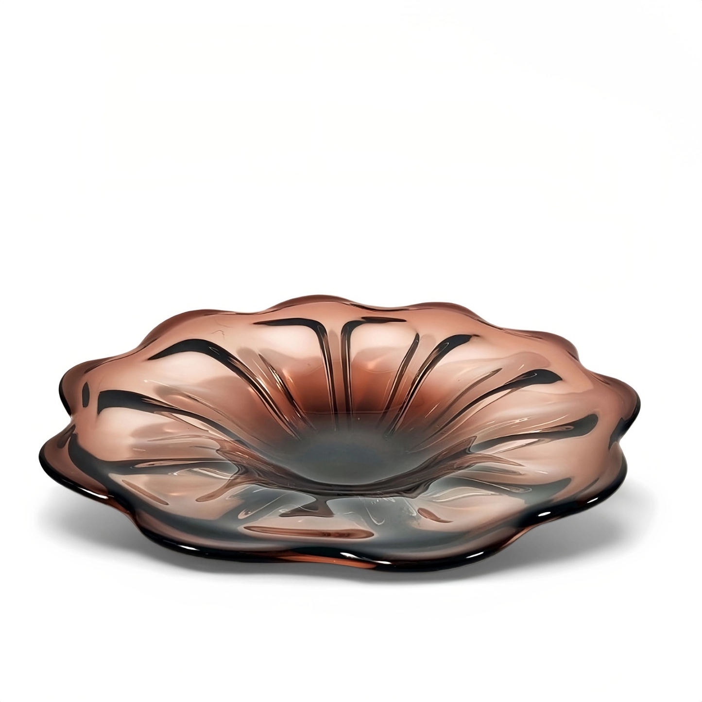 Brown - rhyme Flower - ripple Plate