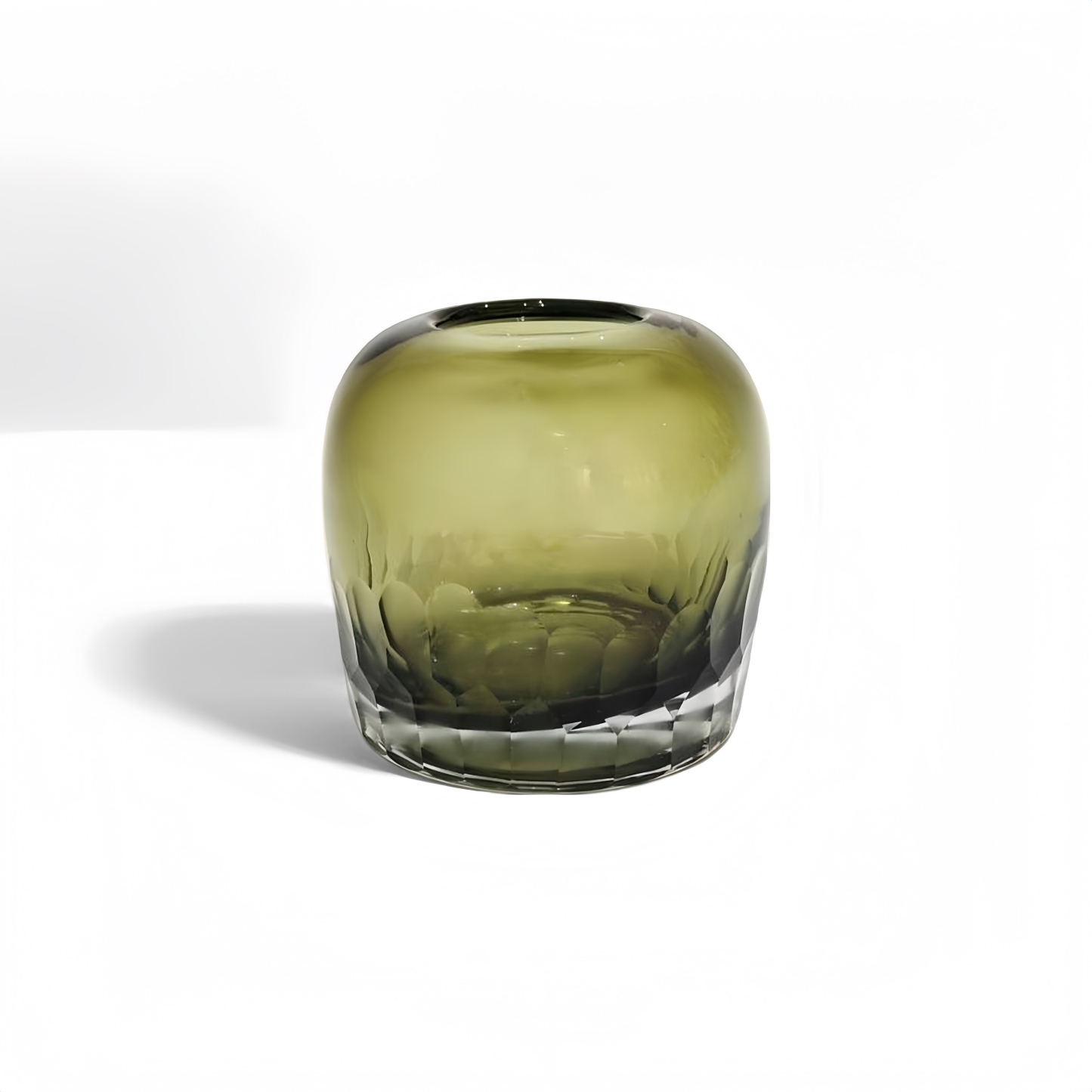 Green Patterned Vessel