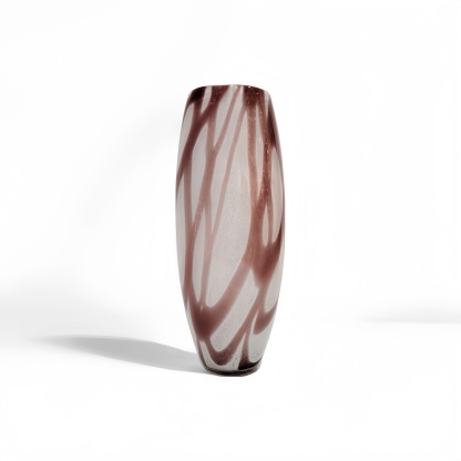 Crimson Shadow Flow Vase