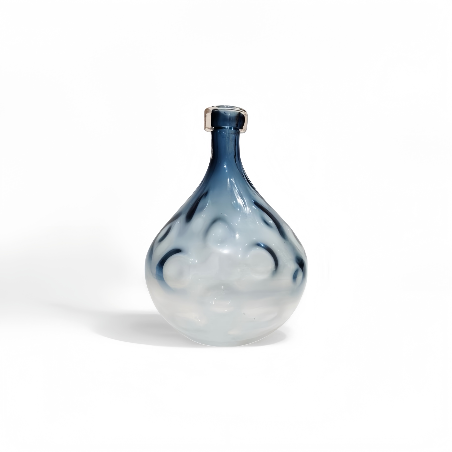 Blue Floc Vase