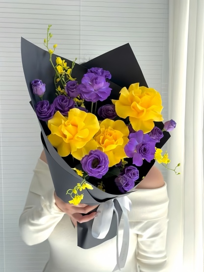 Purple Yellow Sparkle