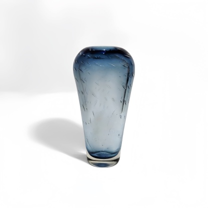 Blue Floc Vase