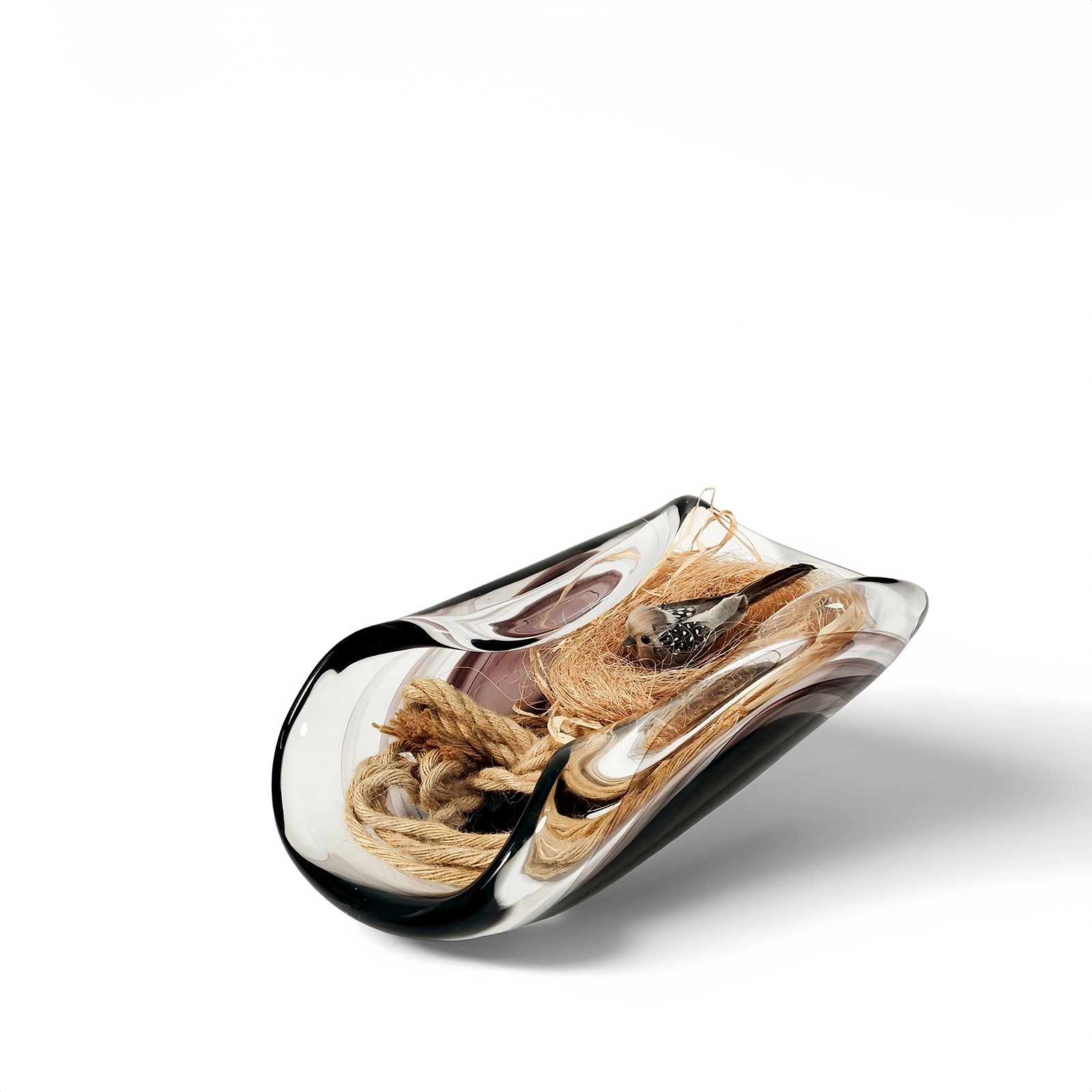 Sparrow’s Whaisper in Glass Boat