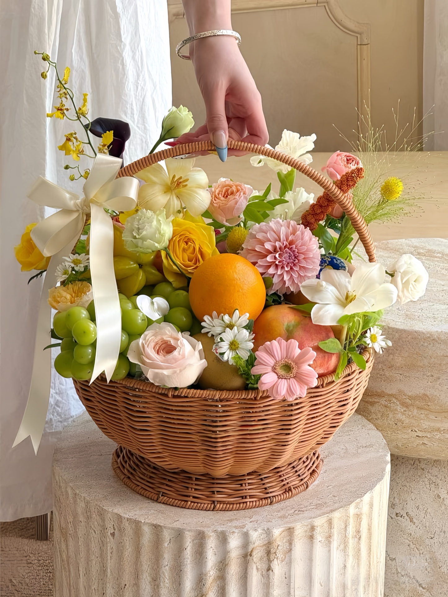 Fruit Bloom Gift Basket