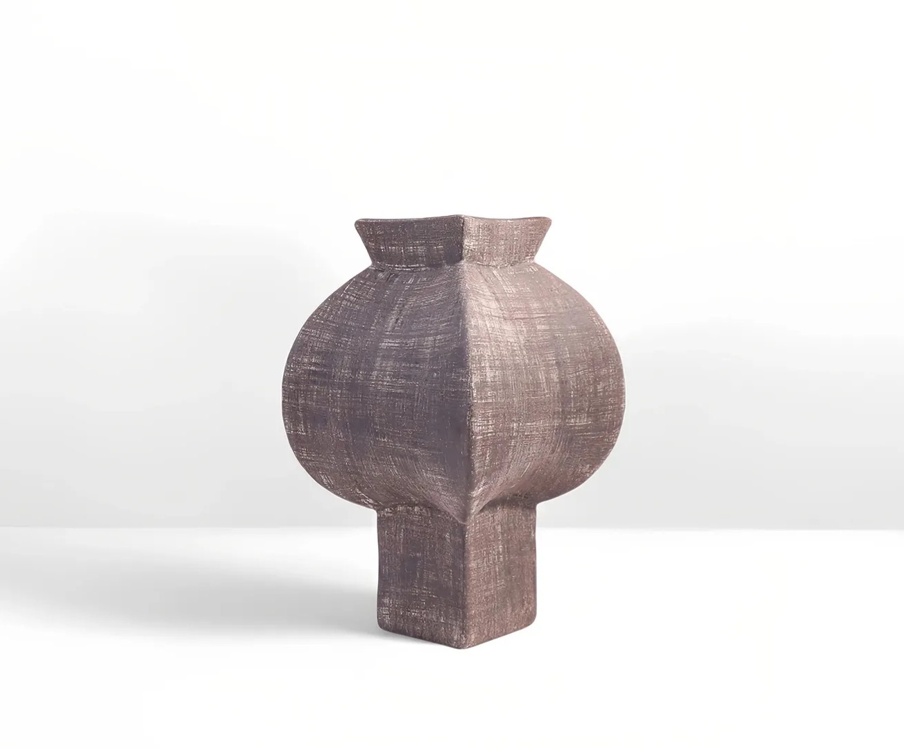 Antique - style Brown Ceramic