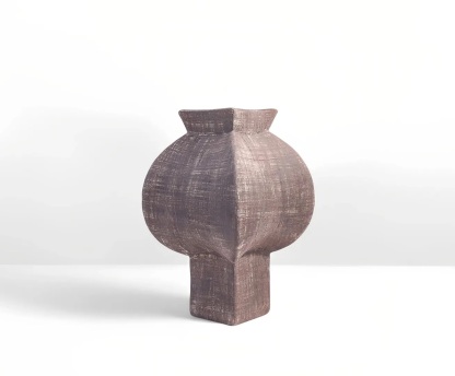 Antique - style Brown Ceramic