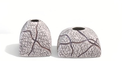 Woven - pattern Ceramic Vases