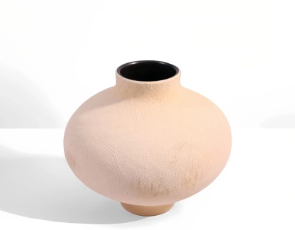 Bulbous- Bodied Columnar Vase