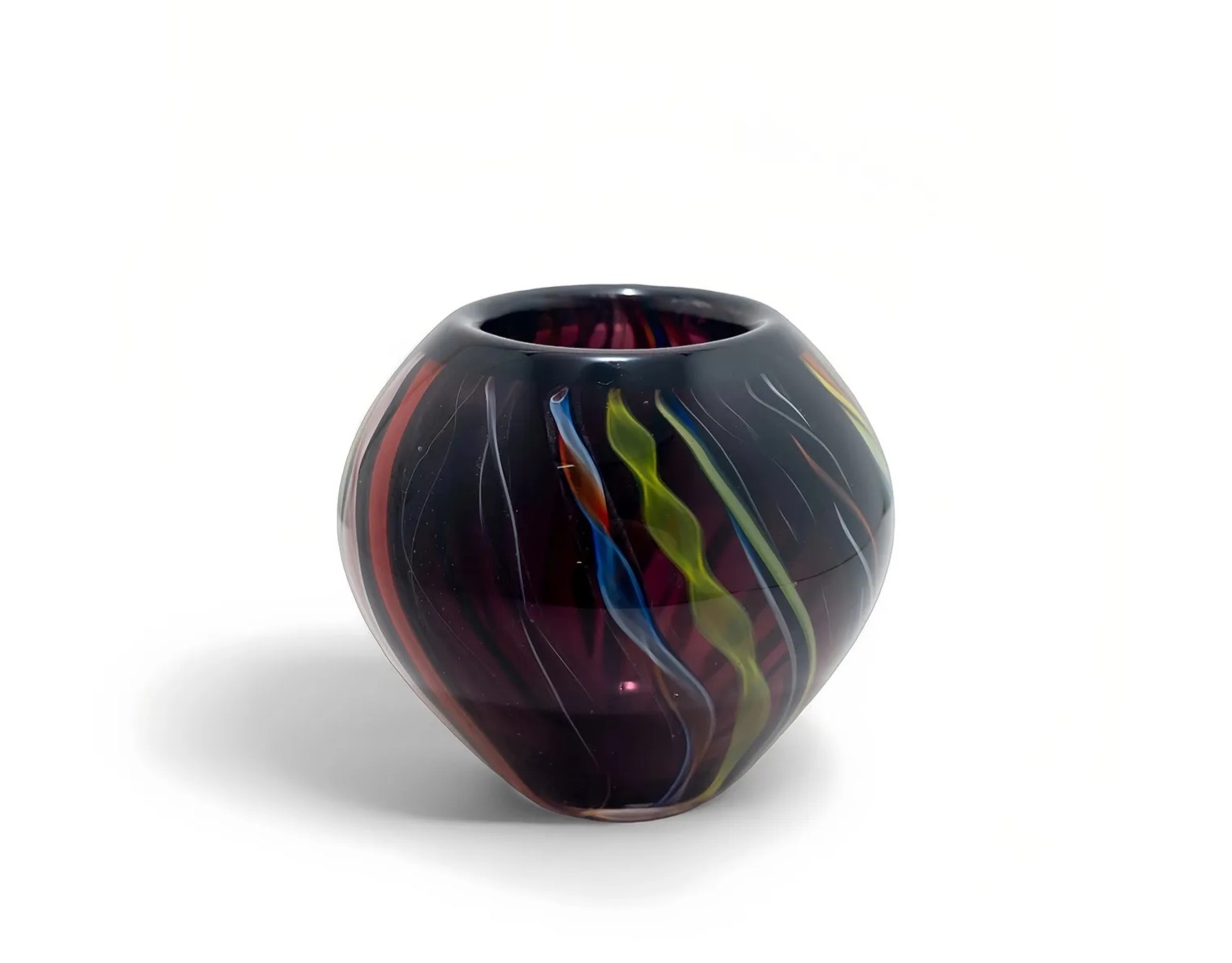 Colorful Fantasy Glass Vase