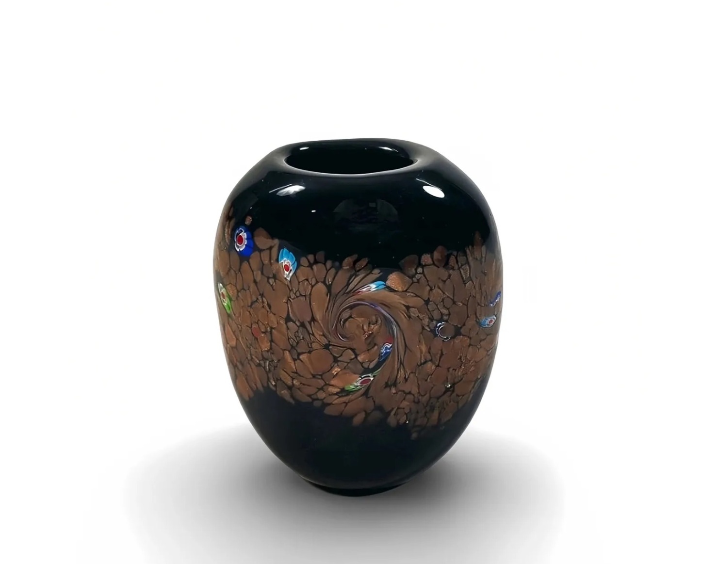 Illusion- Colored Heard- Rhythm Glass Vase