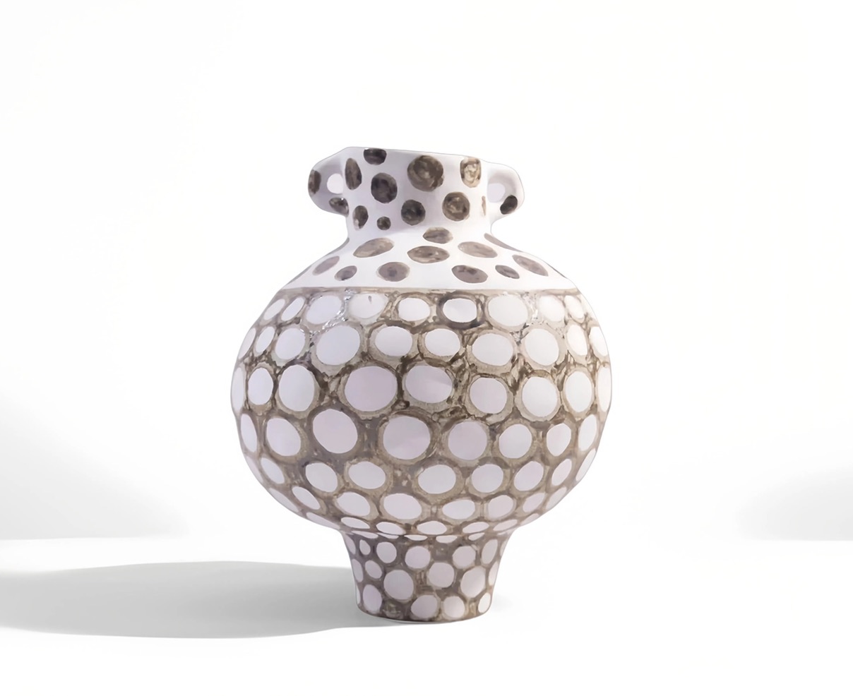 Star- Dotted Pottery Jar