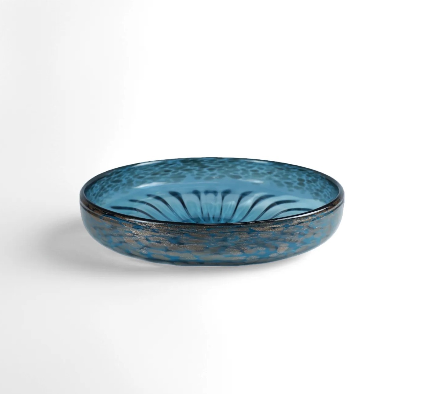 Gold Vein Blue Dish