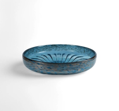 Gold Vein Blue Dish