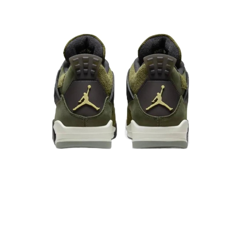 NIKE Air Jordan 4"Olive"アーミーグリーン ハイトップ バスケットボールシューズ