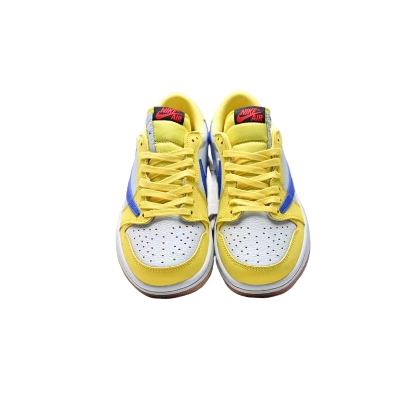 Travis Scott x Jordan Air Jordan 1 Low Canary F&low スニーカー イエロー