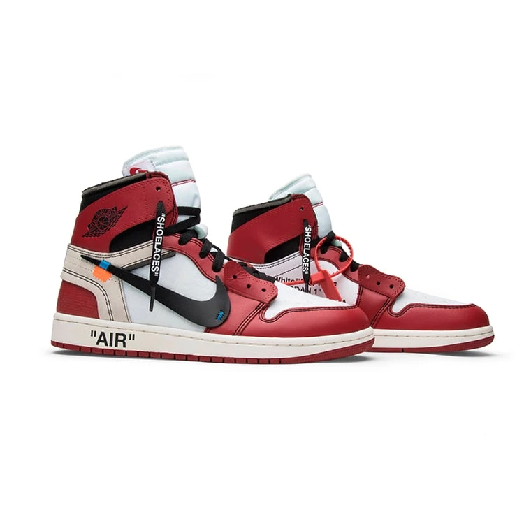 エアジョーダン AIR JORDAN エア オフホワイト ハイ ホワイト エアジョーダン 'CHICAGO' スニーカー メンズ 【 AIR OFFWHITE X 1 RETRO HIGH OG WHITE BLACKVARSITY REDBLACK 】