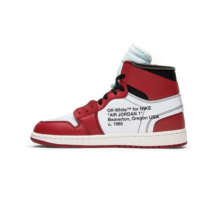 エアジョーダン AIR JORDAN エア オフホワイト ハイ ホワイト エアジョーダン 'CHICAGO' スニーカー メンズ 【 AIR OFFWHITE X 1 RETRO HIGH OG WHITE BLACKVARSITY REDBLACK 】