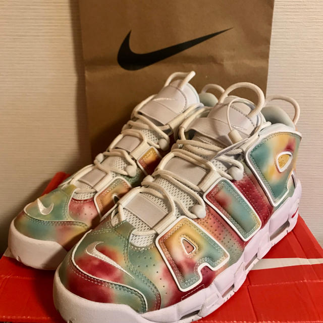 NIKE ナイキ AIR MORE UPTEMPO 96 'INTERNATIONAL' UK QS エアモアアップテンポ96 "インターナショナル" イギリス メンズ スニーカー AMARILLO/WHITE/SPEED RED/NEPTUNE GREEN アマリロ/ホワイト/スピードレッド/ネプチューングリーン【海外限定 日本未入荷】