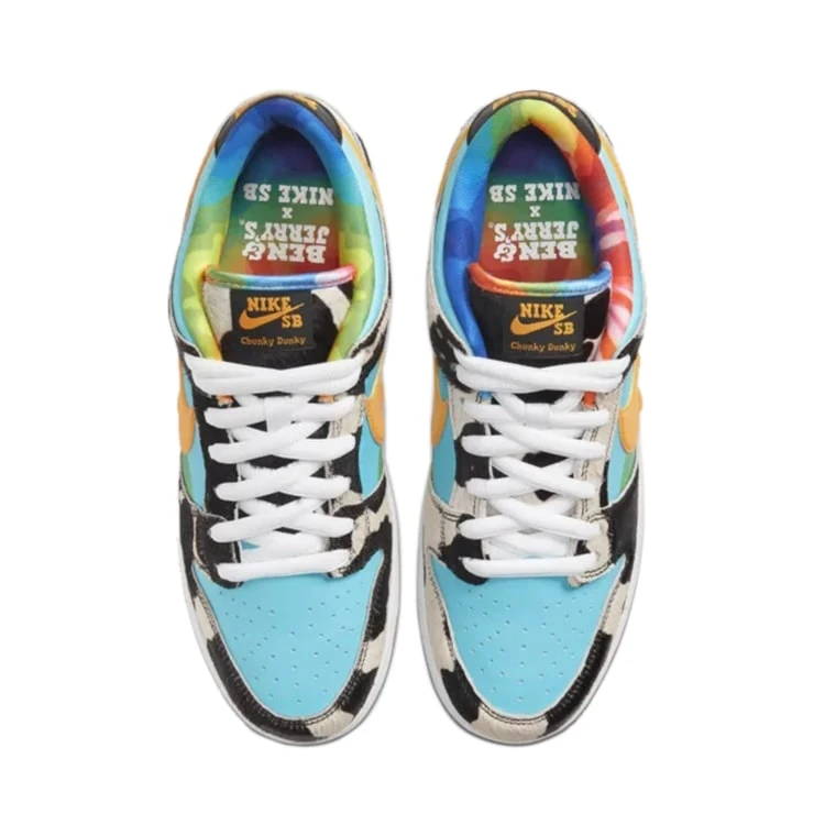 ナイキ ダンク エスビー ホワイト ブラック ゴールド & JERRY'S ダンクロー 'CHUNKY DUNKY' スニーカー