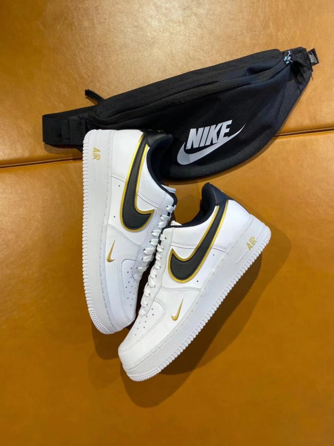 nナイキ エア フォース1AF1 ダブルフック​​ エア フォース 1 カジュアル ローカット スニーカー DA8481-100-300