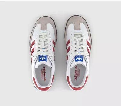 💓日本7月15日発売！ADIDAS SAMBA OG 🔥ADIDAS SAMBA OG TRAINERS WHITE/RED
