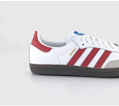 💓日本7月15日発売！ADIDAS SAMBA OG 🔥ADIDAS SAMBA OG TRAINERS WHITE/RED