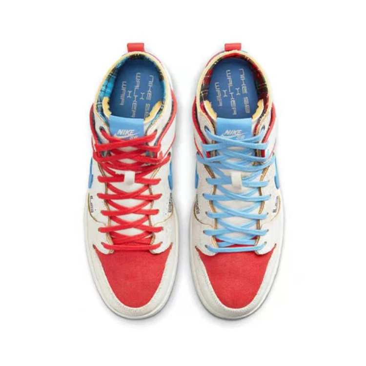 NIKE ナイキ ISHOD WAIR X MAGNUS WALKER X DUNK HIGH PRO SB 'URBAN OUTLAW' アイショッド・ウェイア×マグナス・ウォーカー×ダンク ハイ プロ エスビー "アーバン アウトロー" メンズ レディース スニーカー SAIL/UNIVERSITY BLUE-RED【限定完売モデル】