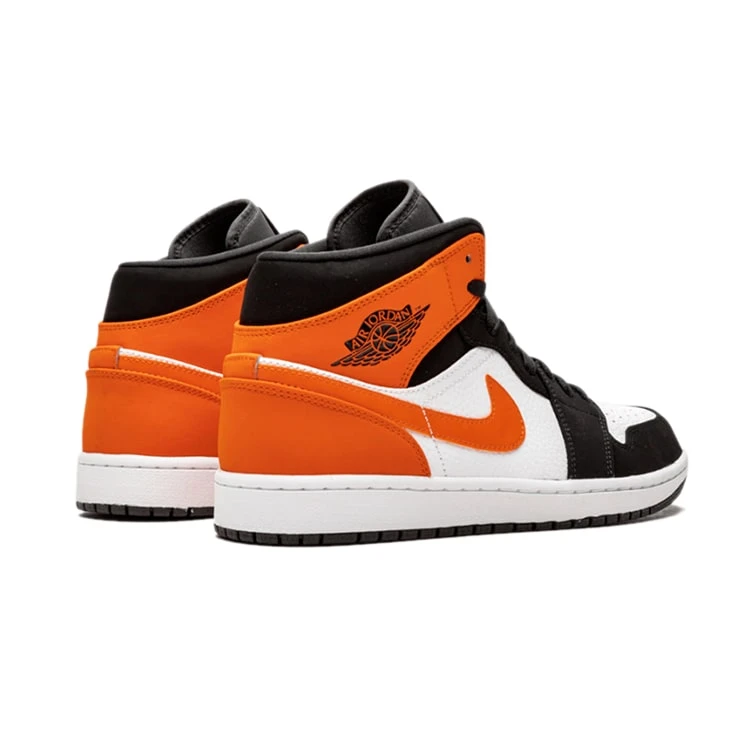 NIKE ナイキ AIR JORDAN 1 MID 'STARFISH BLACK' エア ジョーダン ワン ミッド "スターフィッシュ ブラック" メンズ レディース スニーカー BLACK/STARFISH-WHITE ブラック/スターフィッシュ-ホワイト