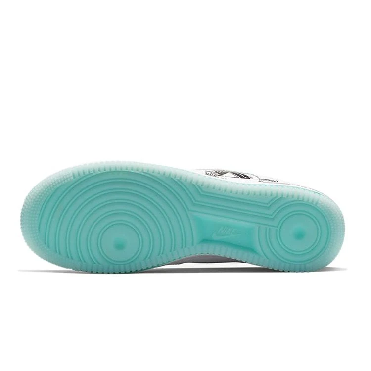 ナイキ スティーブン・ハリントン×エア フォース ワン ロー フライレザー "アース デイ" メンズ レディース スニーカー【限定完売モデル】