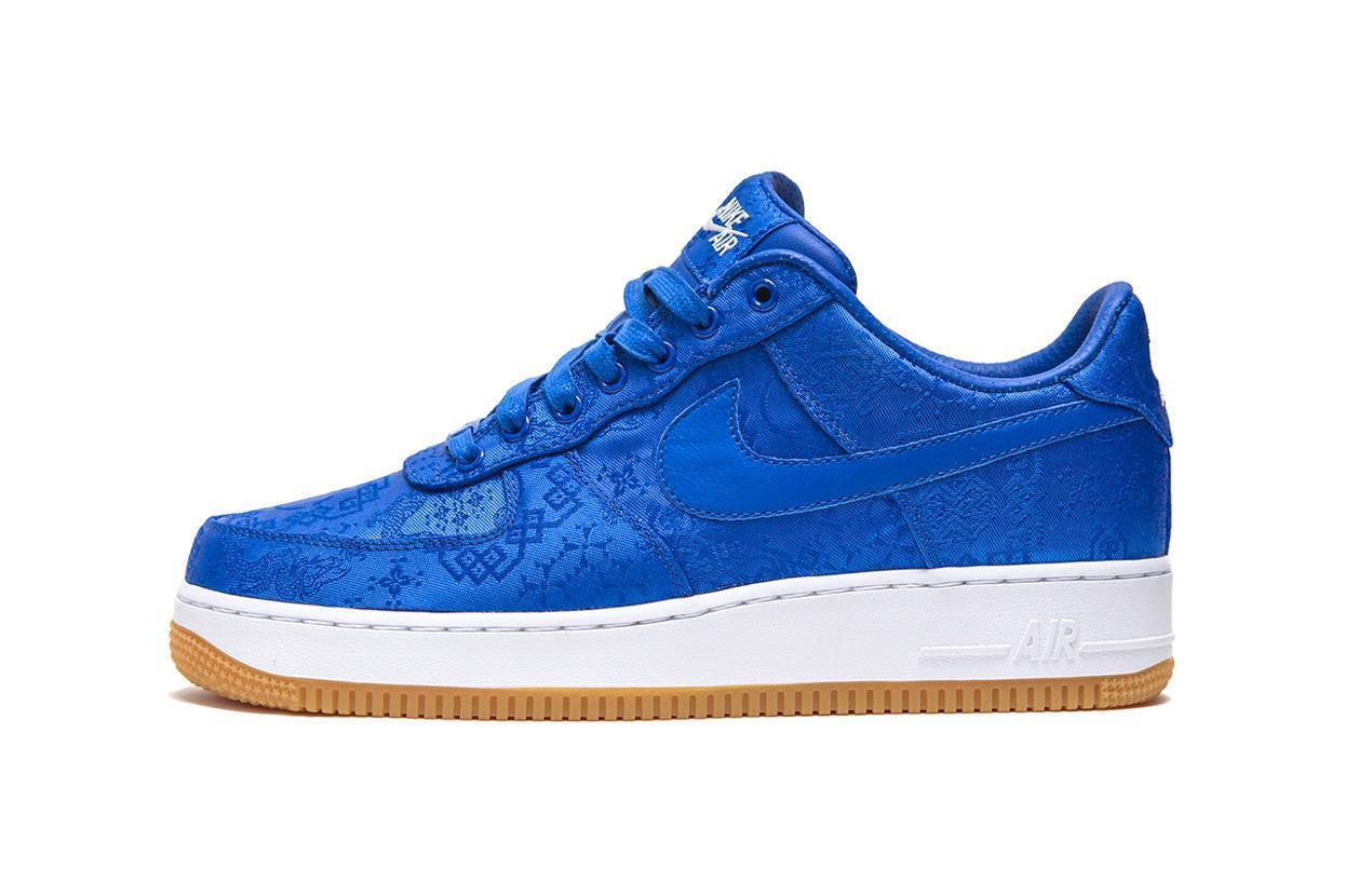 CLOT × NIKE AIR FORCE 1 ROYALE BLUE SILK - エアフォースワン