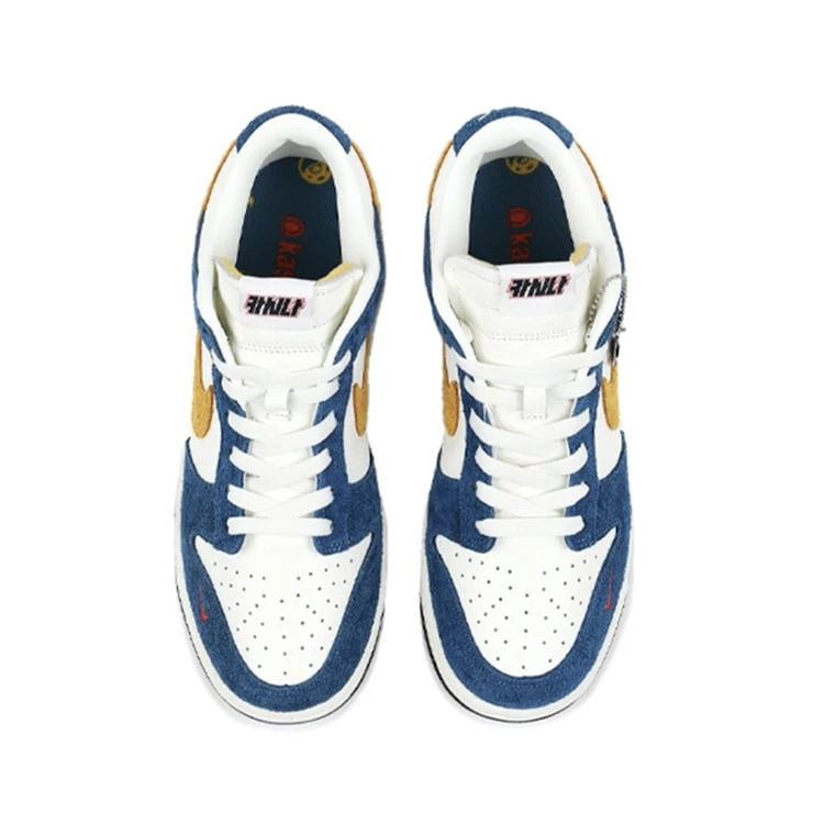 ナイキ ダンク ゴールド ブルー ダンクロー '80S BUS' スニーカー メンズ