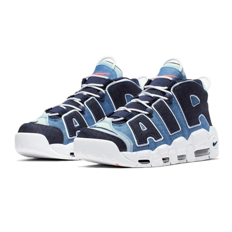 NIKE ナイキ AIR MORE UPTEMPO 96 'DENIM' エア モア アップテンポ "デニム" メンズ スニーカー WHITE/OBSIDIAN/TOTAL ORANGE ホワイト/オブシディアン/トータルオレンジ【限定モデル】