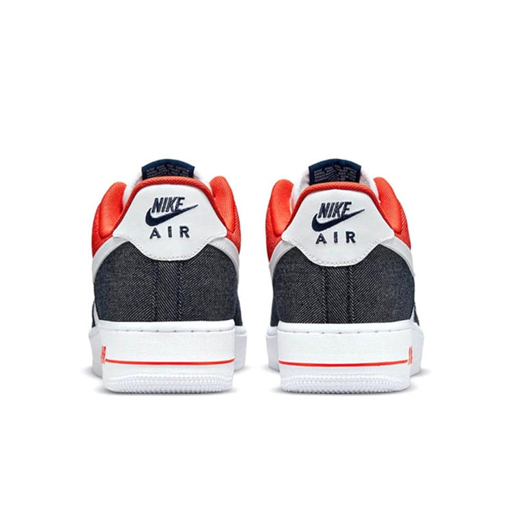 ナイキ エア フォース ワン '07 LX 'White Red Denim'