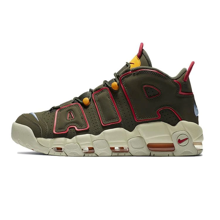 NIKE ナイキ AIR MORE UPTEMPO 'CARGO KHAKI' エア モア アップテンポ "カーゴ カーキ" メンズ スニーカー CARGO KHALI/LIGHT MARINE【海外展開 日本未入荷】