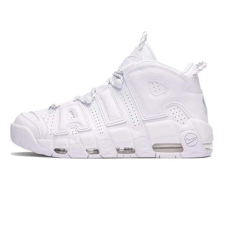 NIKE ナイキ AIR MORE UPTEMPO '96 エアモアアップテンポ メンズ レディース スニーカー Triple White トリプルホワイト 【限定モデル】