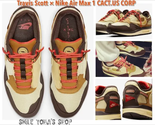 ★入手困難★Travis Scott × Nike Air Max 1 CACT.US CORP