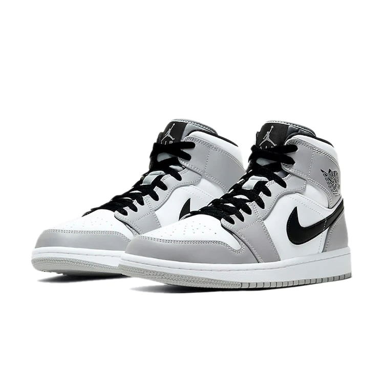 NIKE ナイキ AIR JORDAN 1 MID 'SMOKE GREY' エア ジョーダン ワン ミッド "スモーク グレー" メンズ レディース スニーカー LIGHT SMOKE GREY/BLACK-WHITE ライトスモークグレー/ブラック ホワイト【限定完売モデル】