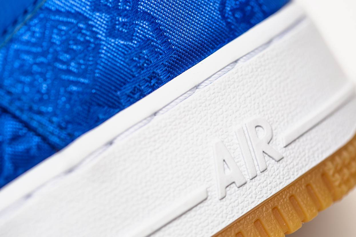 CLOT × NIKE AIR FORCE 1 ROYALE BLUE SILK - エアフォースワン