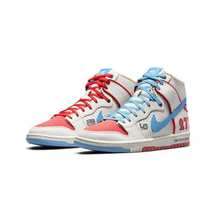 NIKE ナイキ ISHOD WAIR X MAGNUS WALKER X DUNK HIGH PRO SB 'URBAN OUTLAW' アイショッド・ウェイア×マグナス・ウォーカー×ダンク ハイ プロ エスビー "アーバン アウトロー" メンズ レディース スニーカー SAIL/UNIVERSITY BLUE-RED【限定完売モデル】
