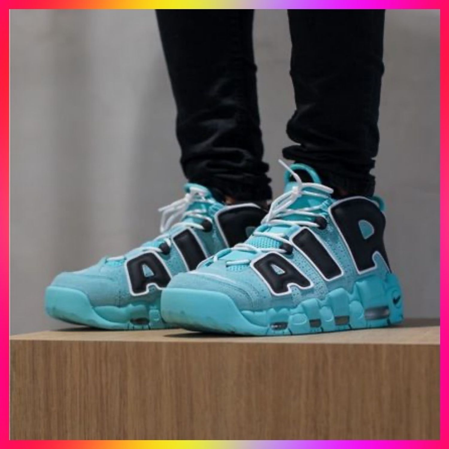NIKE ナイキ AIR MORE UPTEMPO '96 QS 'LIGHT AQUA' エア モア アップテンポ クイックストライク "ライトアクア" メンズ レディース スニーカー LIGHT AQUA/BLACK/WHITE ライトアクア/ブラック/ホワイト【海外展開 日本未入荷】