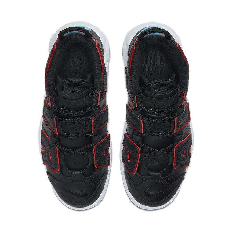 NIKE ナイキ AIR MORE UPTEMPO GS 'BRED' キッズサイズモデル エア モア アップテンポ "ブレッド" キッズ レディース スニーカー BLACK/WHITE/UNIVERSITY RED【海外展開 日本未入荷】