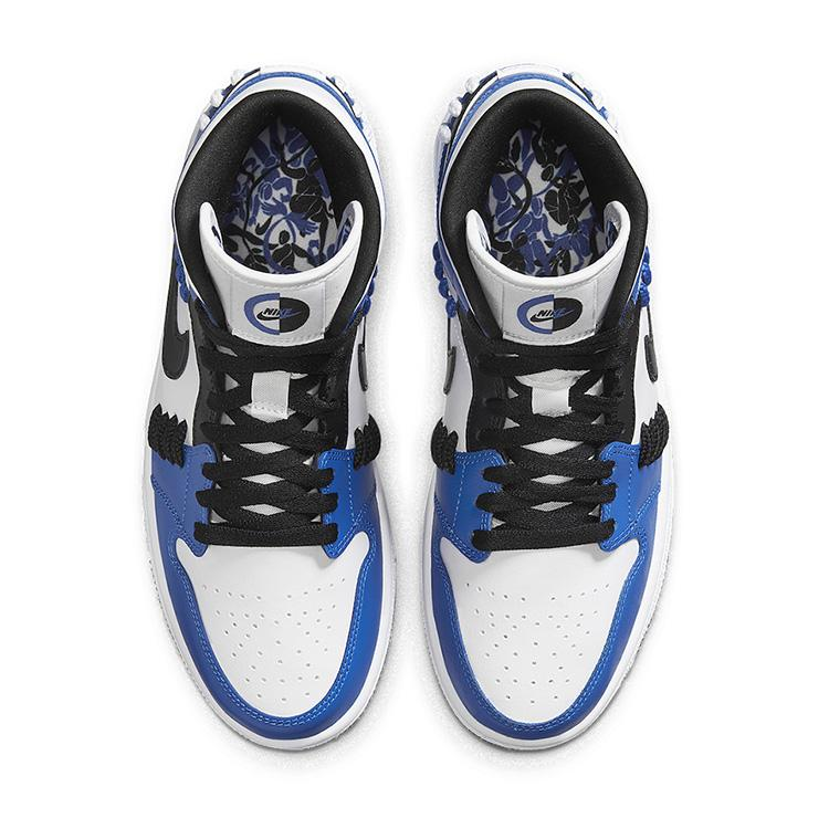 NIKE ナイキ WMNS AIR JORDAN 1 MID 'SISTERHOOD' レディースサイズモデル エア ジョーダン ワン ミッド "シスターフッド" レディース メンズ スニーカー GAME ROYAL/BLACK-WHITE ゲームロイヤル/ブラック ホワイト【限定モデル】