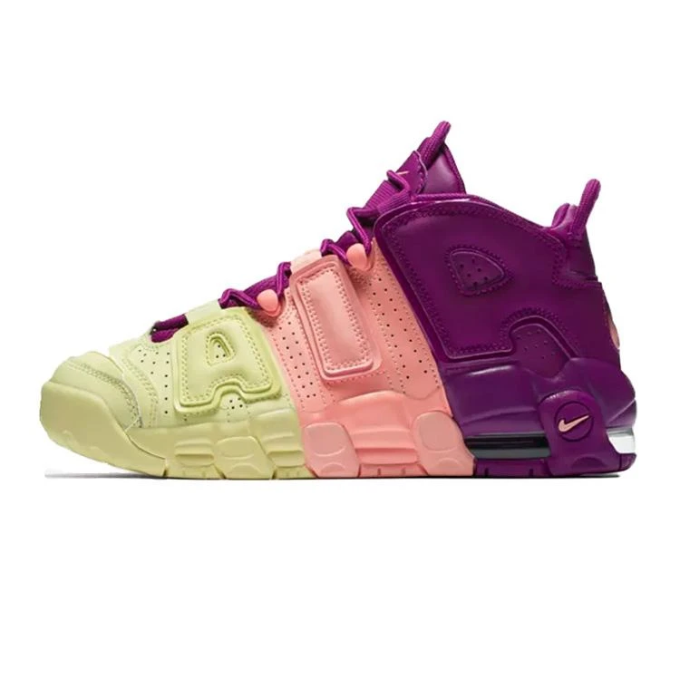 NIKE ナイキ AIR MORE UPTEMPO GS 'LUCKY CHARMS' エア モア アップテンポ ガールズ キッズサイズ スニーカー CITRON TINT/NIGHT PURPLE/BRIGHT GRAPE/PINK TINT シトロンティント/ナイトパープル/ブライトグレープ/ピンクティント【海外限定 日本未入荷】