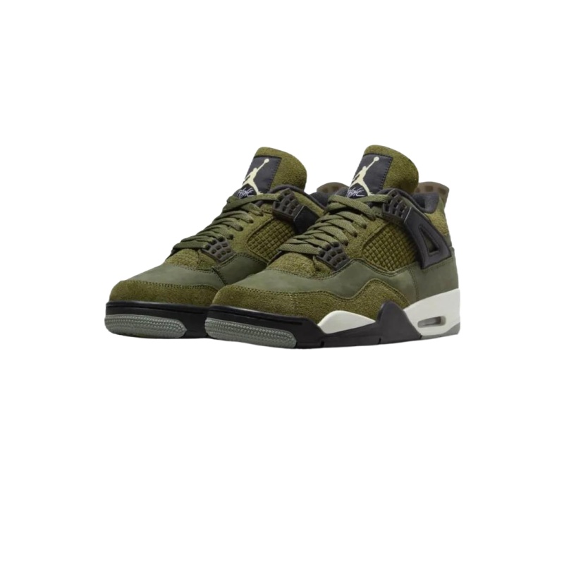 NIKE Air Jordan 4"Olive"アーミーグリーン ハイトップ バスケットボールシューズ