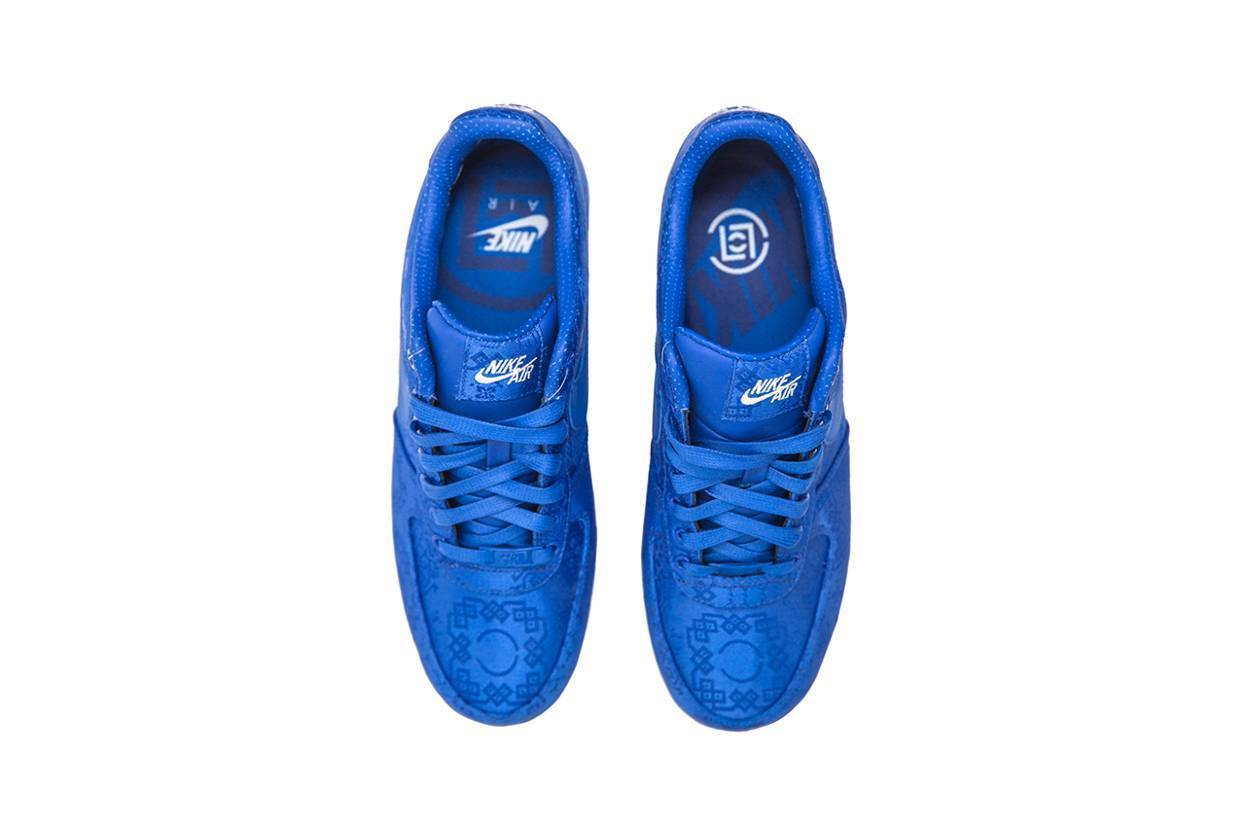 CLOT × NIKE AIR FORCE 1 ROYALE BLUE SILK - エアフォースワン