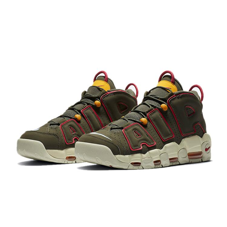 NIKE ナイキ AIR MORE UPTEMPO 'CARGO KHAKI' エア モア アップテンポ "カーゴ カーキ" メンズ スニーカー CARGO KHALI/LIGHT MARINE【海外展開 日本未入荷】
