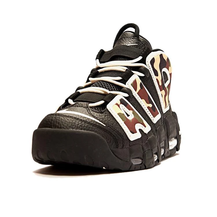 NIKE ナイキ AIR MORE UPTEMPO '96 'BLACK CAMO' エア モア アップテンポ 96 "ブラックカモ" メンズ スニーカー BLACK/SAIL-LIGHT BRITISH TAN ブラック/セイル-ライトブリティッシュタン【海外展開 日本未入荷】