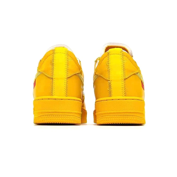 オフ-ホワイト ナイキ エア フォース ワン “University Gold”